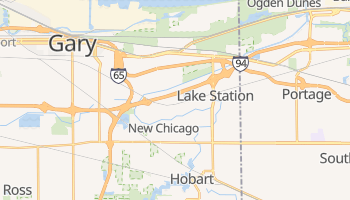 Lake Station, Indiana map