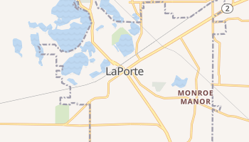 LaPorte, Indiana map