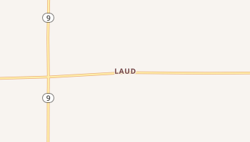 Laud, Indiana map