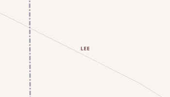 Lee, Indiana map