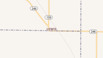 Lewis, Indiana map