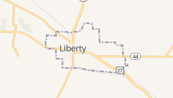 Liberty, Indiana map
