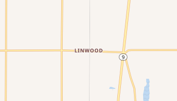 Linwood, Indiana map