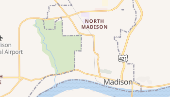 Madison, Indiana map