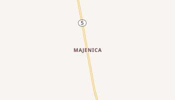 Majenica, Indiana map