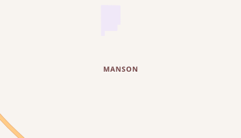 Manson, Indiana map