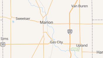 Marion, Indiana map