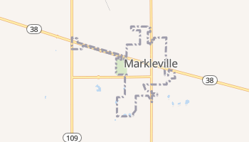 Markleville, Indiana map