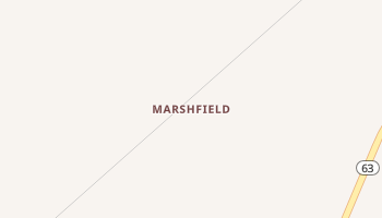 Marshfield, Indiana map