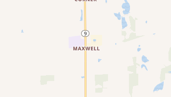 Maxwell, Indiana map