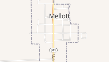Mellott, Indiana map