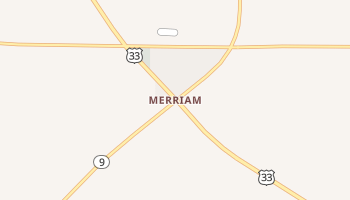 Merriam, Indiana map