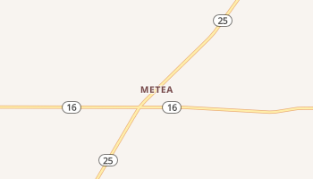 Metea, Indiana map