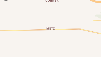 Metz, Indiana map