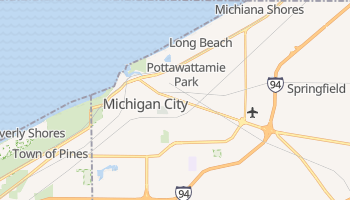 Michigan City, Indiana map