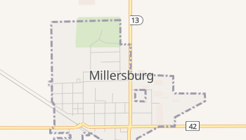 Millersburg, Indiana map