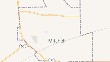 Mitchell, Indiana map