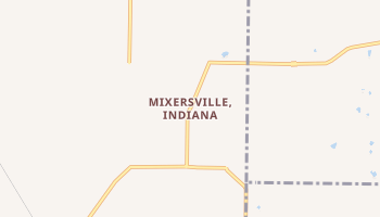 Mixersville, Indiana map