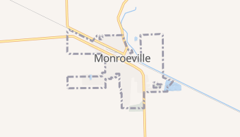 Monroeville, Indiana map