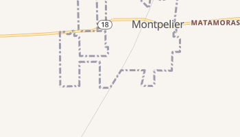 Montpelier, Indiana map