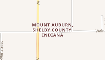 Mount Auburn, Indiana map