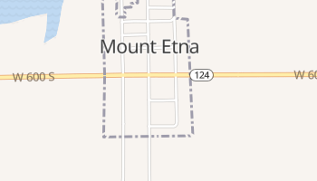 Mount Etna, Indiana map