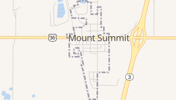 Mount Summit, Indiana map