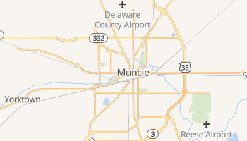 Muncie, Indiana map