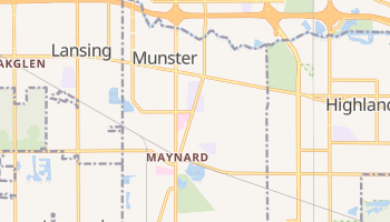Munster, Indiana map
