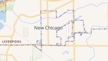 New Chicago, Indiana map