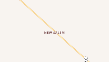 New Salem, Indiana map