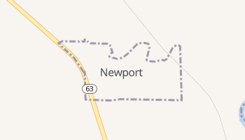 Newport, Indiana map