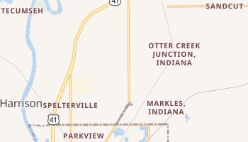 North Terre Haute, Indiana map