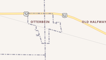 Otterbein, Indiana map
