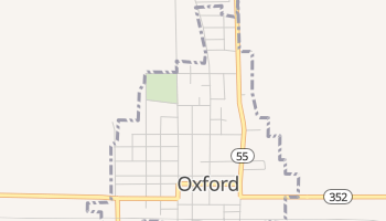 Oxford, Indiana map