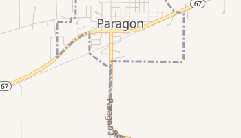 Paragon, Indiana map