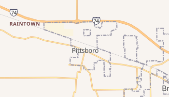 Pittsboro, Indiana map
