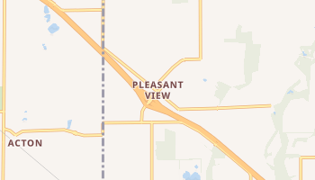 Pleasant View, Indiana map