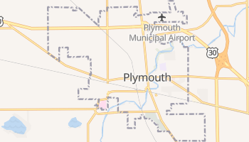 Plymouth, Indiana map