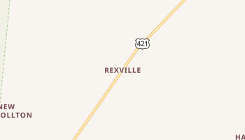Rexville, Indiana map