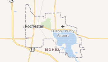 Rochester, Indiana map
