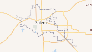 Salem, Indiana map