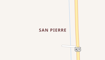 San Pierre, Indiana map