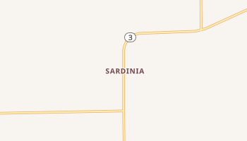 Sardinia, Indiana map