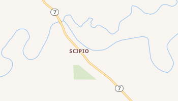 Scipio, Indiana map