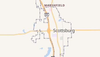 Scottsburg, Indiana map