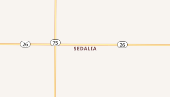 Sedalia, Indiana map