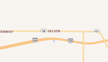 Selvin, Indiana map