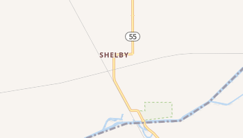 Shelby, Indiana map