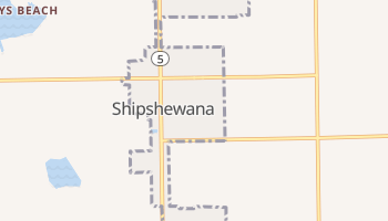 Shipshewana, Indiana map